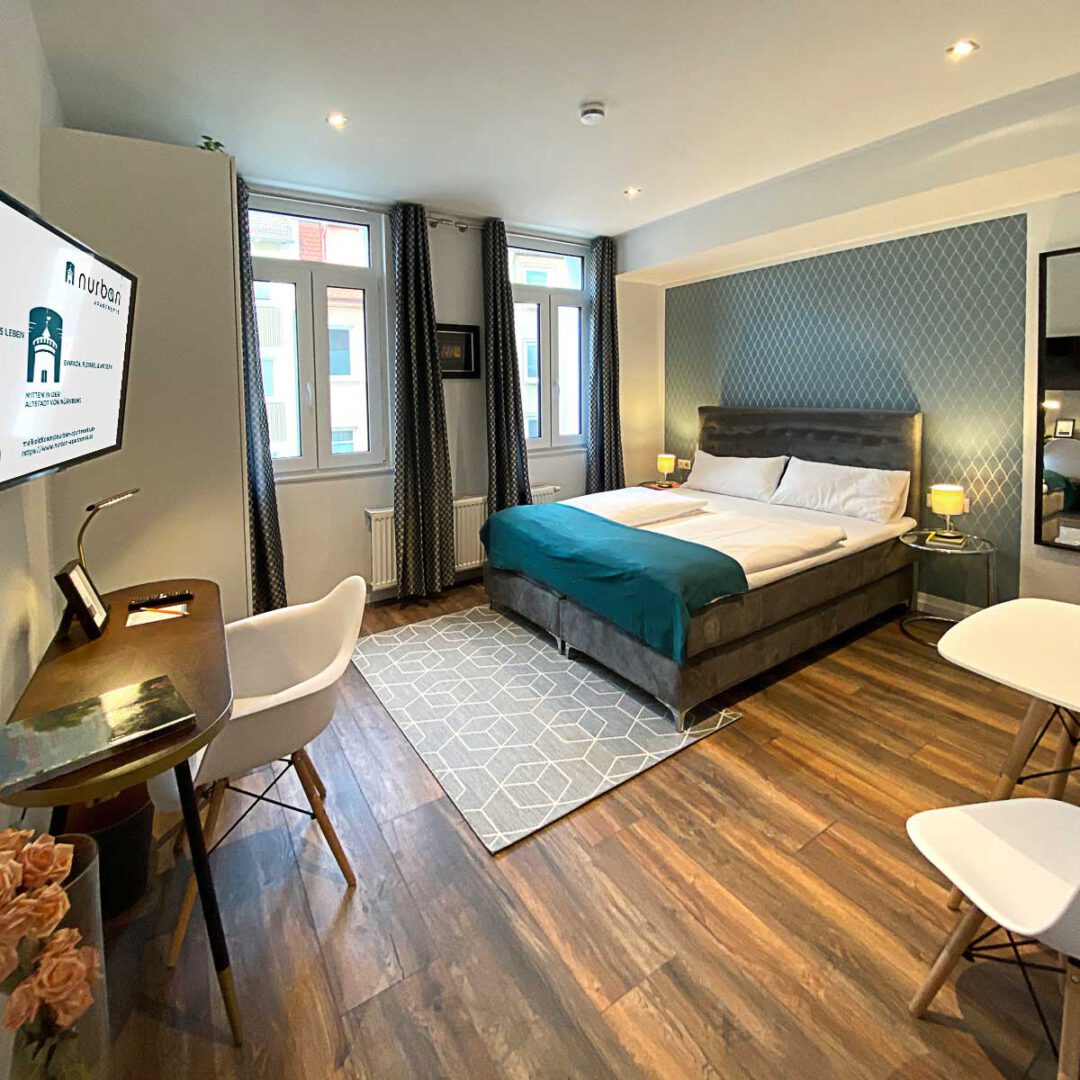 DELUXE APARTMENT mit 2 SCHLAFZIMMERN und KING-SIZE-BETT – oldtown